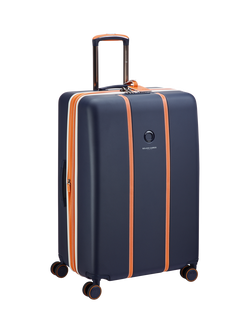DELSEY Paris x Roland-Garros Cadence 76cm Expandable 4-Wheel Suitcase, 102L, Navy Blue - view 2, Navy Blue
