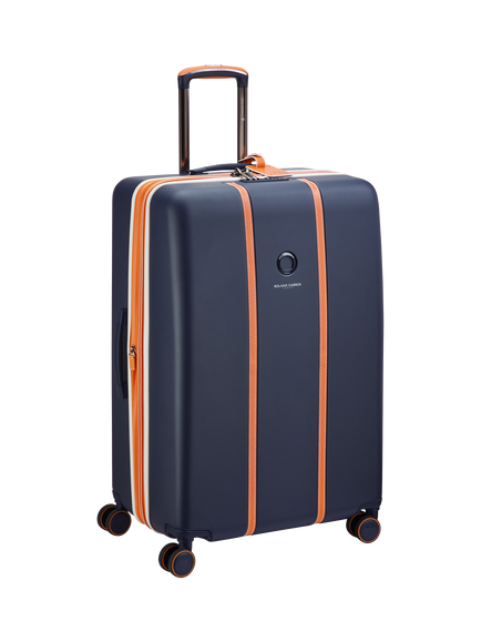 DELSEY Paris x Roland-Garros Cadence 76cm Expandable 4-Wheel Suitcase, 102L, Navy Blue - view 2, Navy Blue