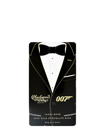 Charbonnel et Walker James Bond Mini Chocolate Bar Tin, 80g, Multi