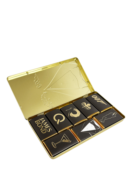 Charbonnel et Walker James Bond Mini Chocolate Bar Tin, 80g - view 2, Multi