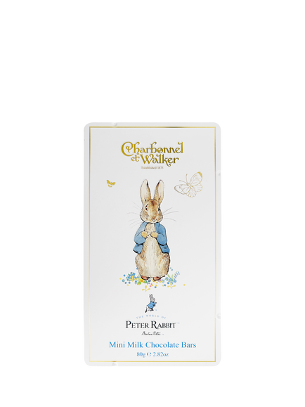 Charbonnel et Walker Peter Rabbit Mini Chocolate Bar Tin, 80g, Multi