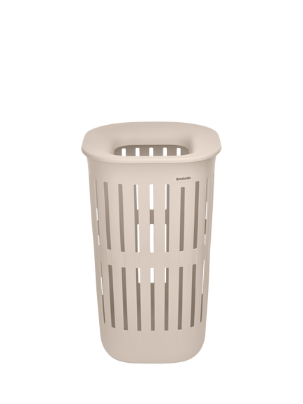 Brabantia Collect-It Laundry Basket, 55L, Soft Beige, Soft Beige