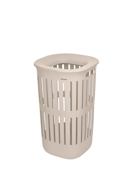 Brabantia Collect-It Laundry Basket, 55L, Soft Beige - view 2, Soft Beige