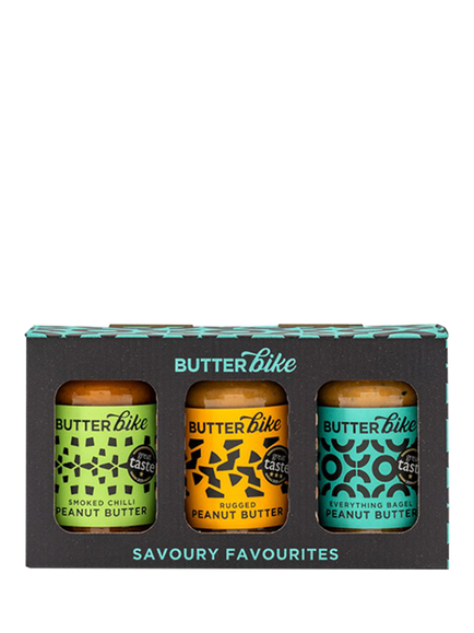 Butter Bike Savoury Favourites Peanut Butter, 3x 285g, Multi