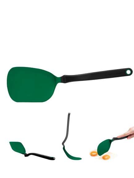 Dreamfarm Chopula Chopping & Cooking Spatula, Green - view 2, Green