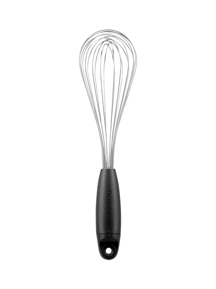 Dreamfarm Flisk Fold Flat Balloon Whisk, Black, Black