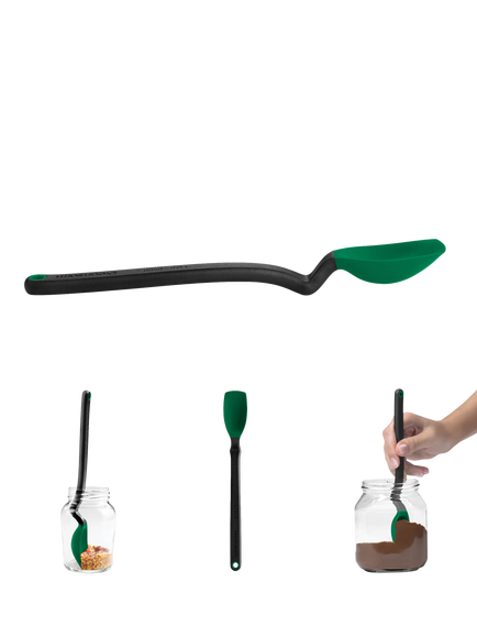 Dreamfarm Mini Supoon Sit Up Scraping Spoon, Green - view 2, Green