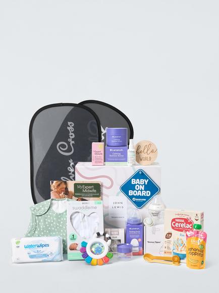 John Lewis New Parent Starter Kit Baby Box, Multi