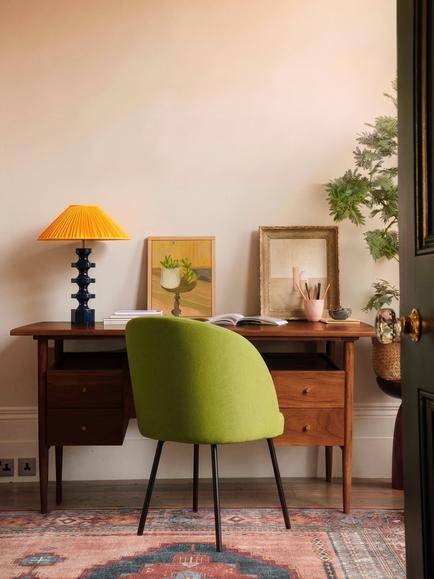 Swoon Hewinson Desk, Brown - view 2, Brown Mango Wood