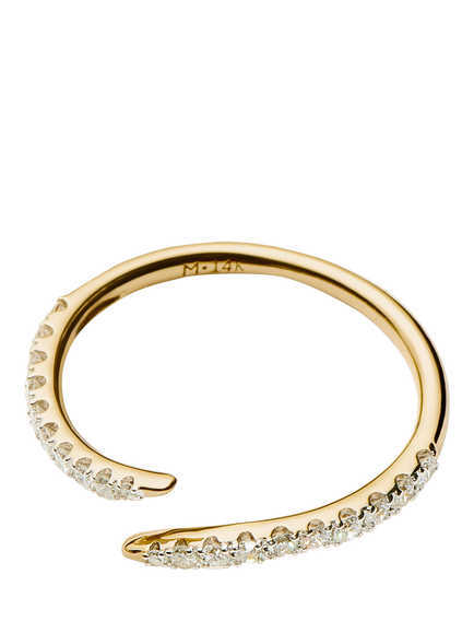 Missoma Fine Open Claw Ring, Gold, Gold