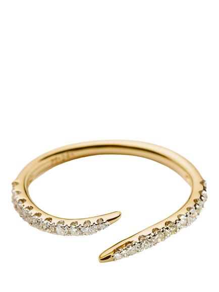 Missoma Fine Open Claw Ring, Gold - view 2, Gold