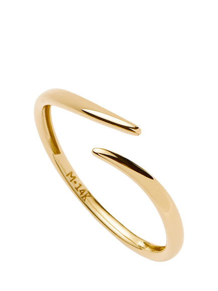 Missoma 14ct Yellow Gold Claw Ring, Gold