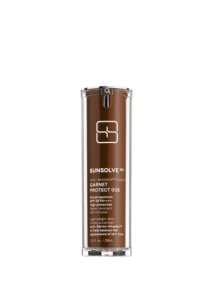 SunsolveMD ZnO+ AntiOxtint Garnet Protect 005 SPF 50, 28ml, Brown Chocolate