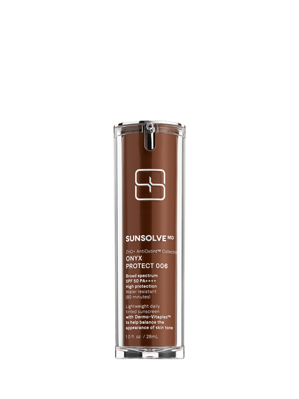SunsolveMD ZnO+ AntiOxtint Onyx Protect 006 SPF 50, 28ml, Brown Dark