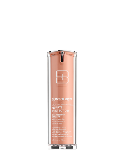 SunsolveMD ZnO+ AntiOxtint Quartz Protect 001 SPF 50, 28ml, Pink Light