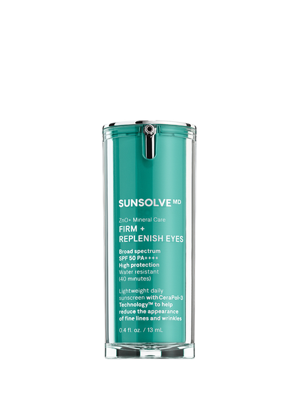 SunsolveMD ZnO+ Mineral Firm & Replenish Eyes SPF 50, 13ml, Brown Light