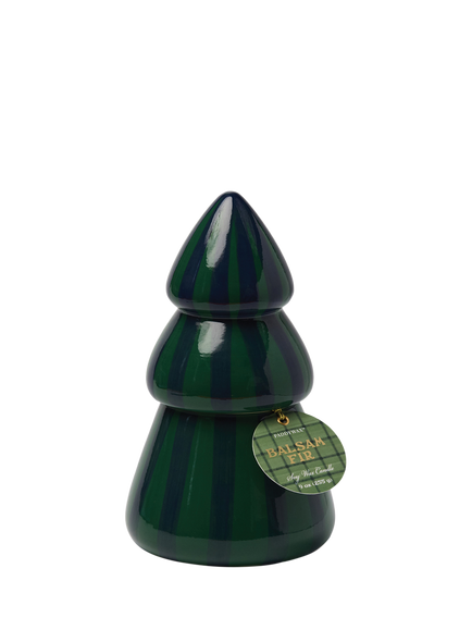 Paddywax Cabana Balsam Fir Christmas Tree Candle, 255g - view 2, Green