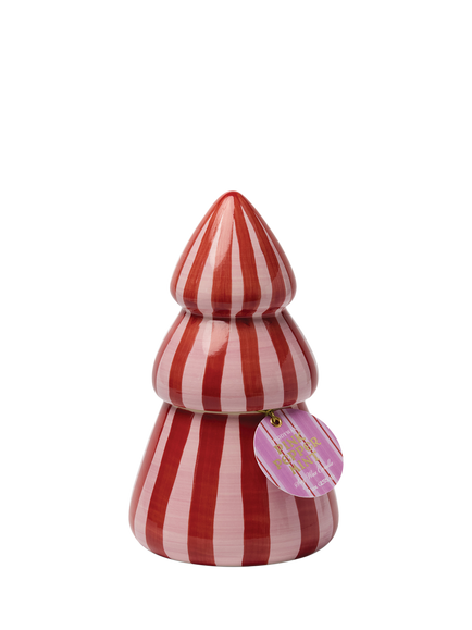 Paddywax Cabana Pink Pepper Christmas Tree Candle, 255g, Pink