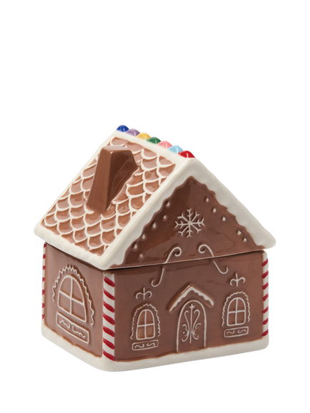 Paddywax Gingerbread House 2 Wick Candle, 270g, Orange