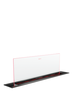 Neff N90 I98WMM1S7B 90cm Downdraft Cooker Hood, Black Glass, Black Glass