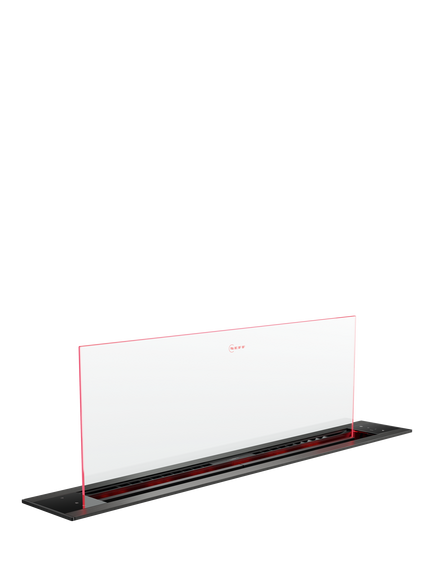 Neff N90 I98WMM1S7B 90cm Downdraft Cooker Hood, Black Glass, Black Glass