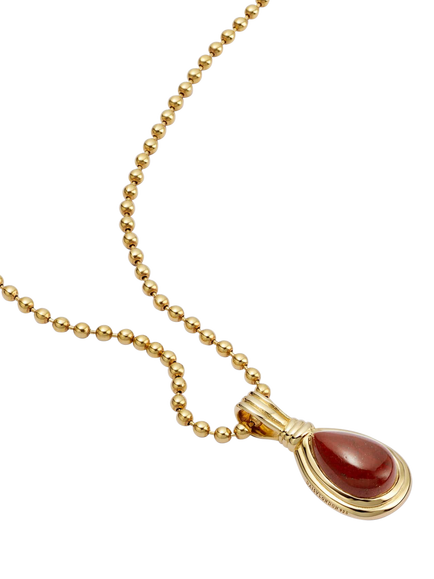 Daisy London Jasper Necklace, Gold, Gold