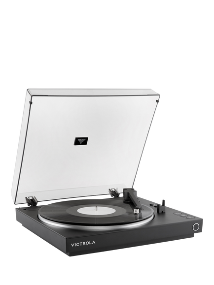 Victrola Automatic Bluetooth Turntable, Black - view 2, Black