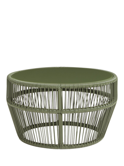 John Lewis OUTLET Salsa Round Garden Coffee Table, 70cm, Like New, Avocado Green, Avocado Green