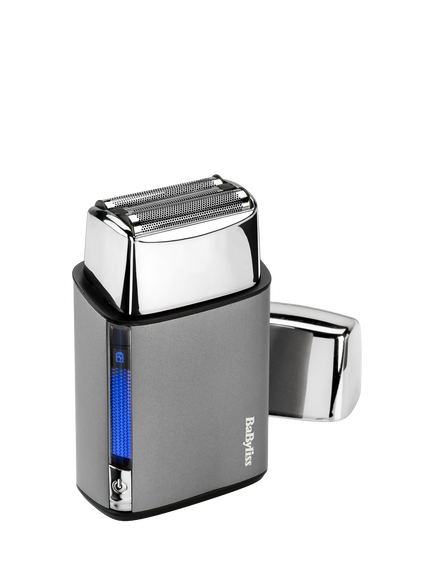 BaByliss Super-X Double Foil Cordless Electric Shaver, Silver, Silver