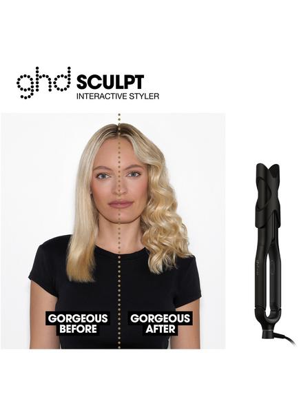 ghd Sculpt Interactive Hair Straightener, Black - view 2, Black