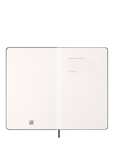 Moleskine 12 Month Weekly Diary/Planner 2027, Hard Cover, Black - view 2, Black Black