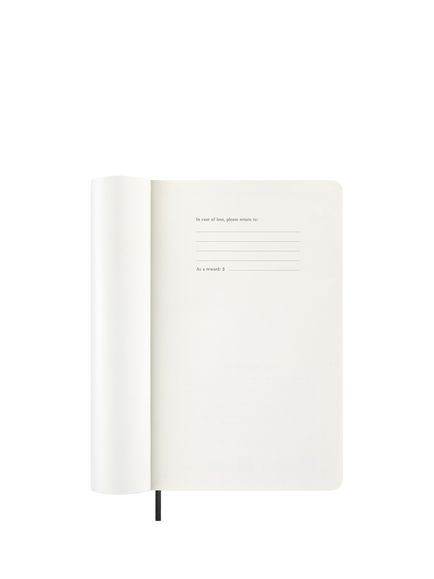 Moleskine 12 Month Daily Diary/Planner 2027, Soft Cover, Black - view 2, Black Black