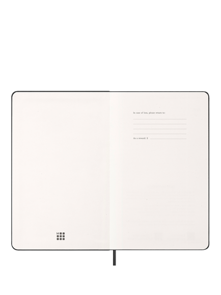 Moleskine 12 Month Daily Diary/Planner 2027, Hard Cover, Black - view 2, Black Black