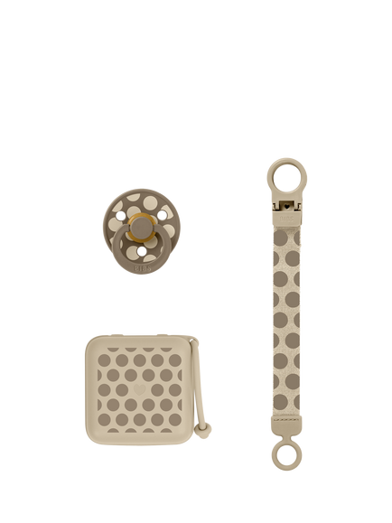 BIBS Polka Dot Soothe & Go Gift Set, Polka Dot