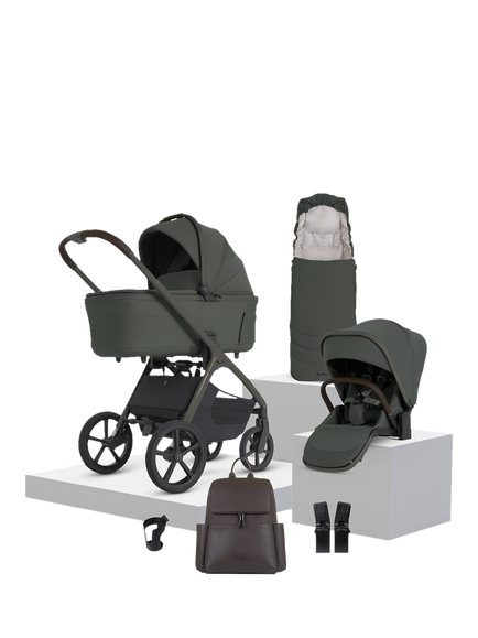 Silver Cross Cove 2 Pushchair & Accessories Bundle, Pewter