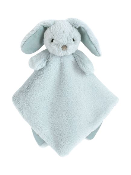 Mon Ami Asher Bunny Fur Lovie Comfort Blanket, Blue, Multi