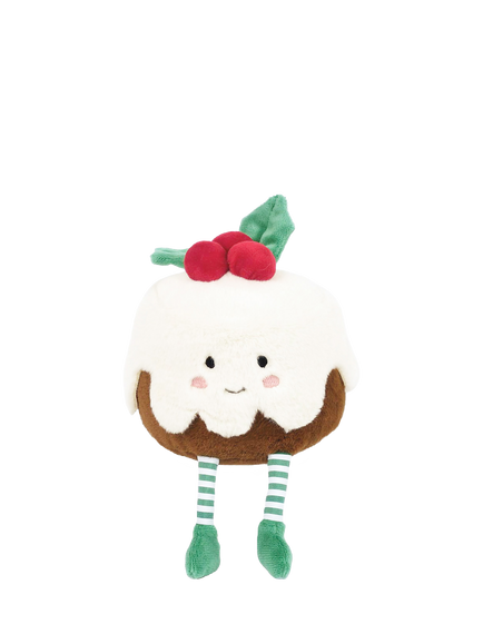 Mon Ami Christmas Pudding Plush Soft Toy, Multi