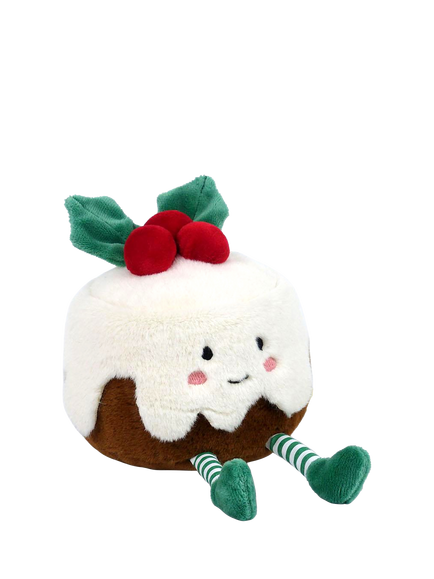 Mon Ami Christmas Pudding Plush Soft Toy - view 2, Multi