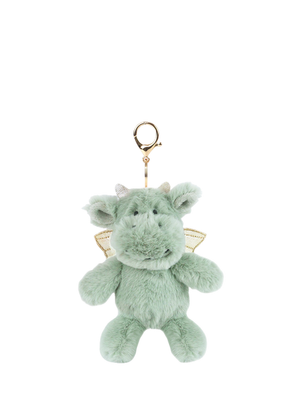 Mon Ami Dax Dragon Plush Bag Charm, Multi