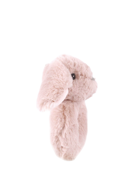 Mon Ami Faith Bunny Plush Rattle, Pink - view 2, Pink