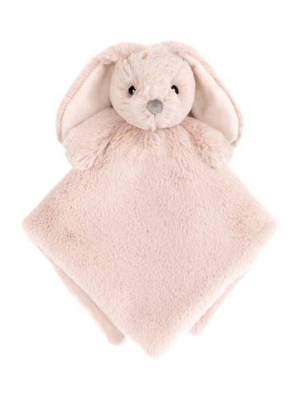 Mon Ami Faith Bunny Fur Lovie Comfort Blanket, Pink, Multi