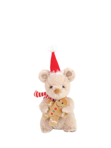 Mon Ami Mouse & Gingerbread Cookie Plush Soft Toy, Multi