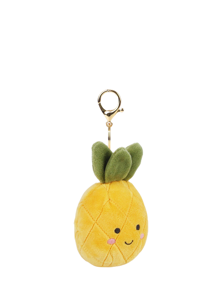 Mon Ami Pineapple Plush Bag Charm - view 2, Multi