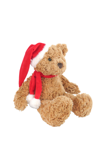Mon Ami Santa Bear Plush Soft Toy - view 2, Multi