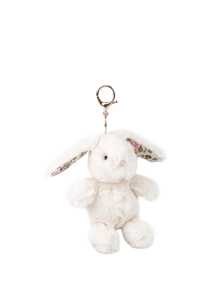 Mon Ami Faith Bunny Bag Charm, Multi