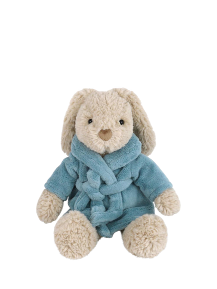 Mon Ami Harlow Bathtime Bunny Soft Toy, Blue, Multi
