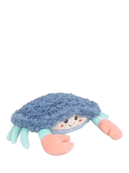 Mon Ami Shaggy Shy Crab Soft Toy - view 2, Multi