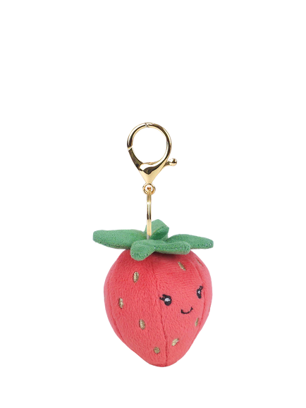 Mon Ami Strawberry Plush Charm - view 2, Multi