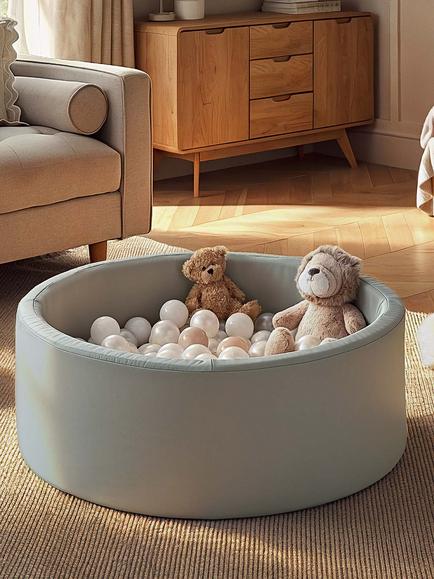 CuddleCo Soft Play Ball Pit, Sea Salt - view 2, Sea Salt