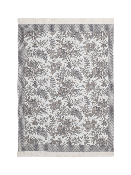Laura Ashley Marlbrook Knit Throw, Truffle, Multi